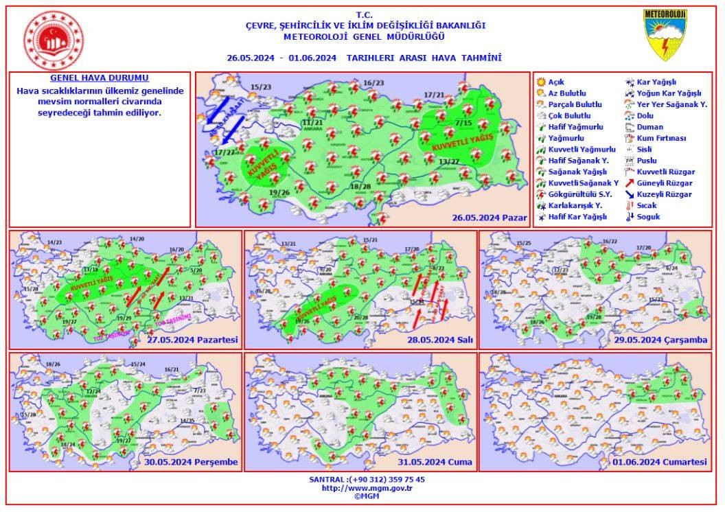 Ankara'nın kuzey ve batısı için gök gürültülü sağanak uyarısı - Resim: 8